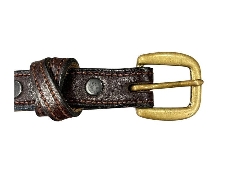 Tory Leather Belt - Brown - 24 - USED