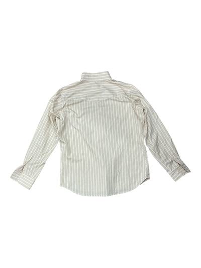Tailored Sportsman LS Show Shirt - Cream Stripe - 12 - USED
