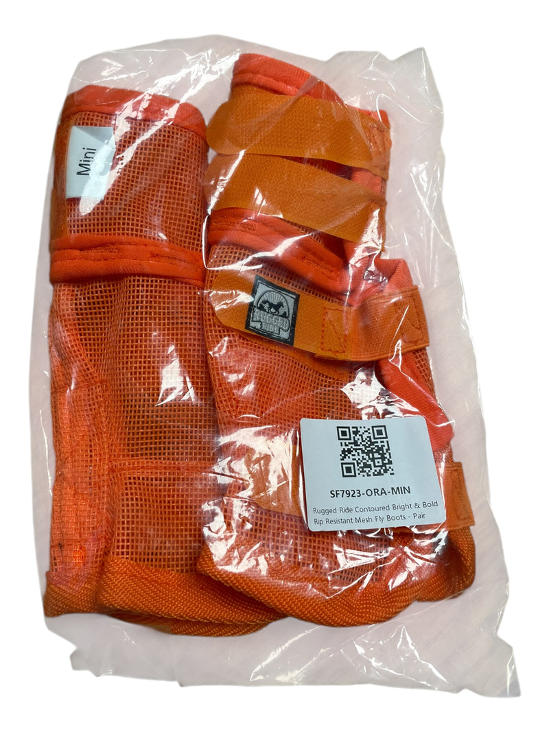 Rugged Ride Fly Boots *Pair, NWT* - Orange - Mini - USED