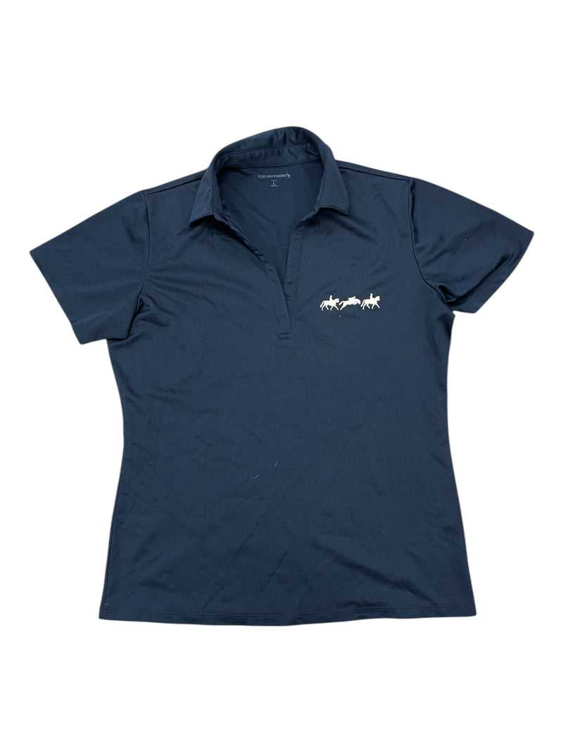 SS Polo - Navy/White Design - L - USED