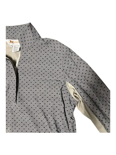 RJ Classics Sun Shirt - Gray/Black Polka Dot - M - USED