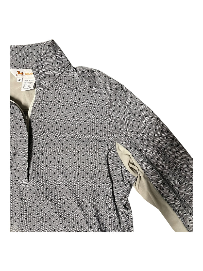 RJ Classics Sun Shirt - Gray/Black Polka Dot - M - USED