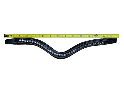 ExionPro Crystal Browband - Black/Light Pink/Light Purple - Est. Cob/Med - USED