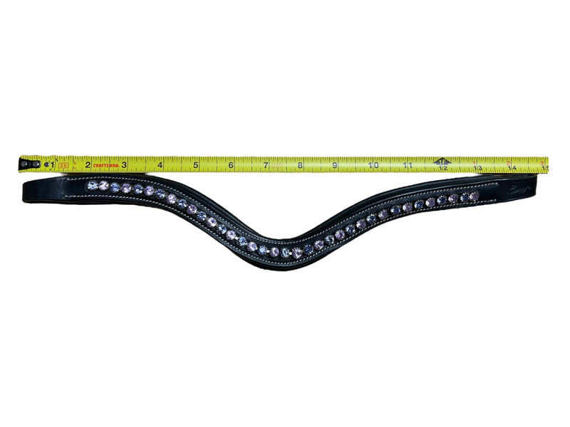 ExionPro Crystal Browband - Black/Light Pink/Light Purple - Est. Cob/Med - USED