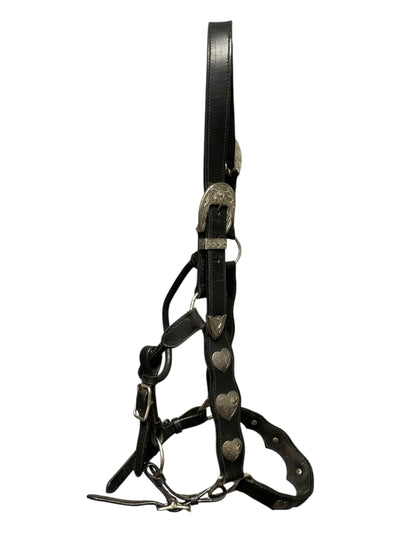 Western Show Halter - Black/Silver - Est. F/S - USED