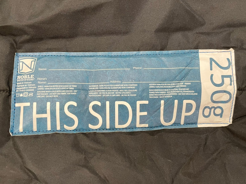 Noble Outfitters Medwt. Blanket Liner - Black/Blue - M (72-78") - USED