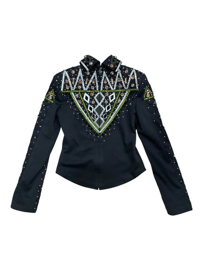 Western All Day Shirt - Black/Bling - Custom Measurements - USED