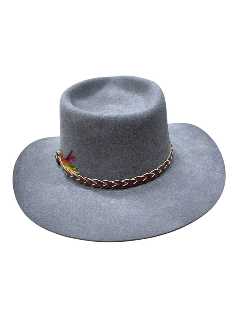 Akubra Stockman Australian Hat - Grey - 55 - USED