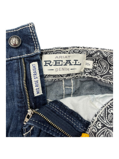 Ariat R.E.A.L Jeans - Ocean - 30R Mid-Rise Straight - USED