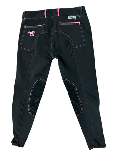 Smartpak Piper KP Breech - Black/Pink - 32R - USED