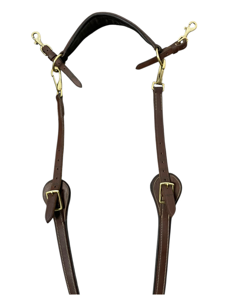 Billy Royal Deluxe Padded Adj. Trail Breastcollar - Dark Oil - One Size - USED