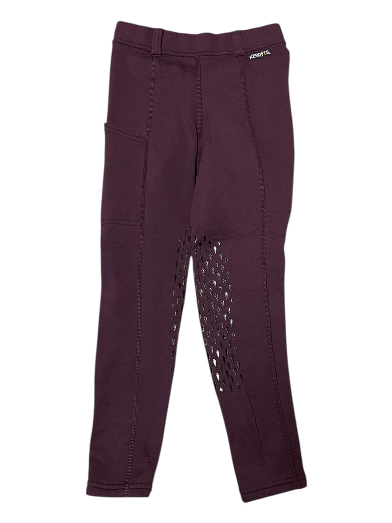 Kerrits Winter Power Stretch KP Tight - Vineyard - Youth M - USED