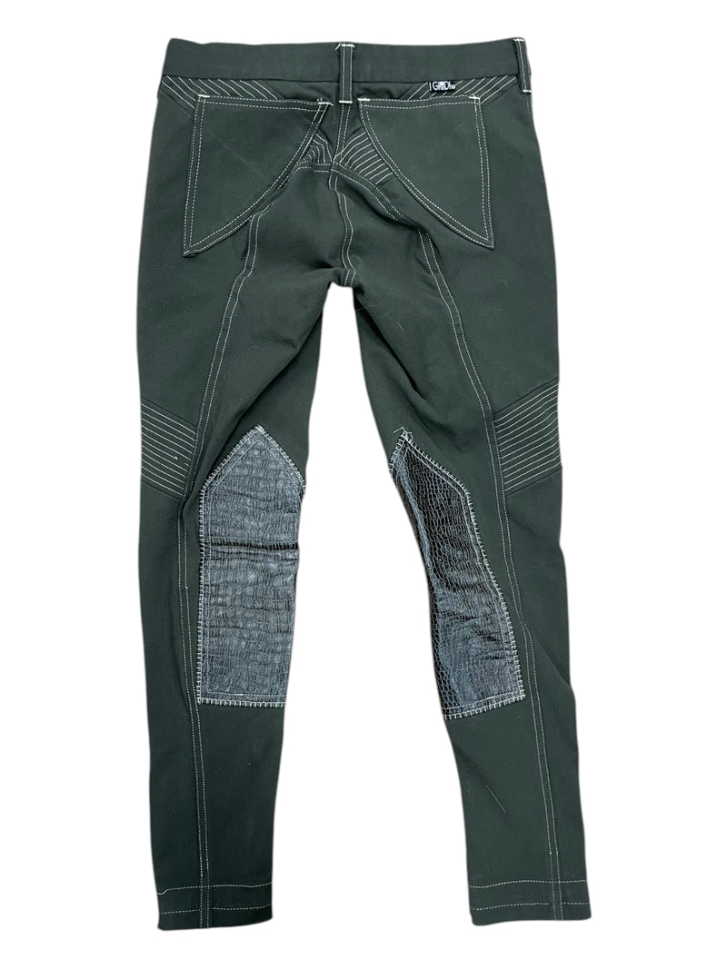 GhoDho KP Breech - Olive/Faux Croc Black - 30 - USED