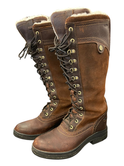 Ariat Wythburn Tall Waterproof Boot - Brown - 7B - USED