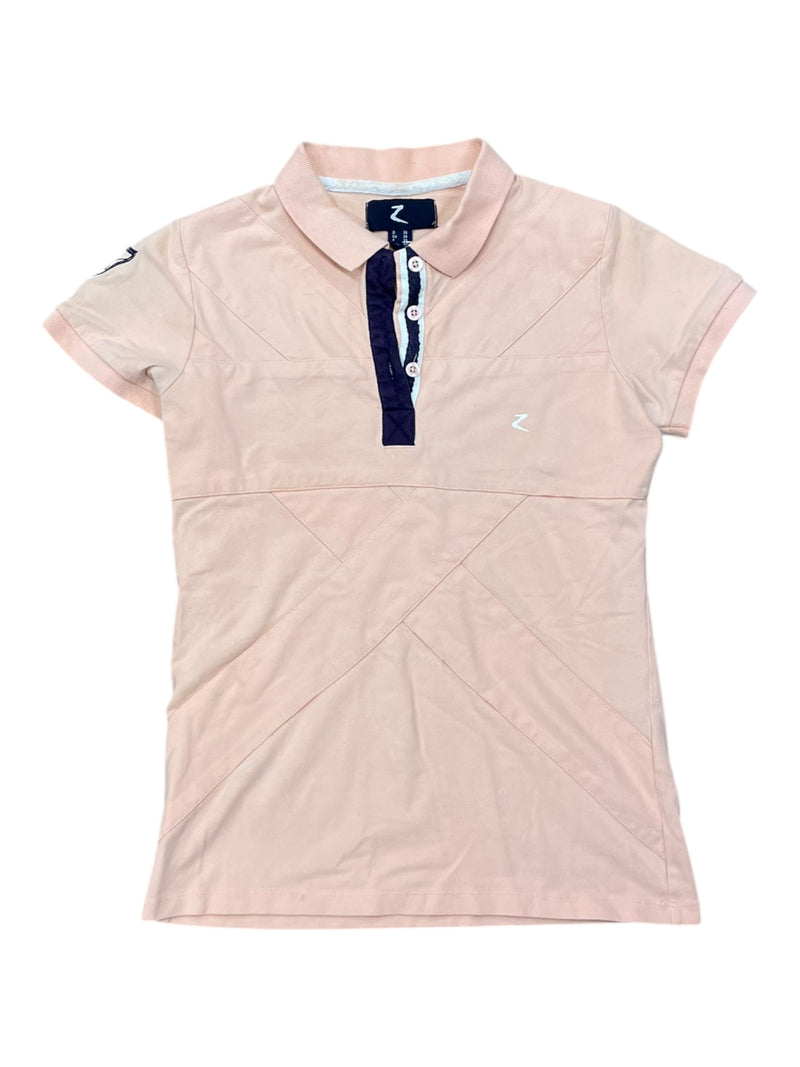 Horze SS Polo - Light Salmon - US 6 - USED