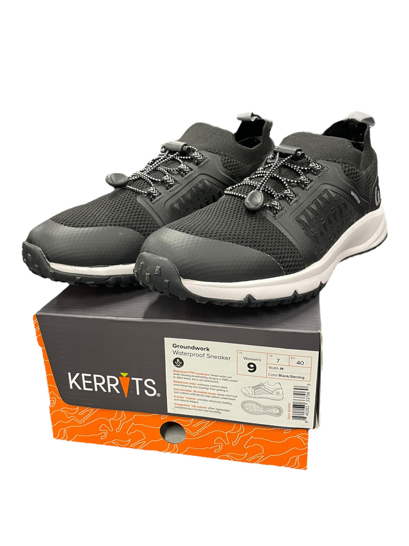 Kerrits Groundproof Sneaker *NWT* - Black/Sterling - 9 - USED