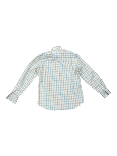 Tailored Sportsman Show Shirt - White/Blue/Green - 12 - USED
