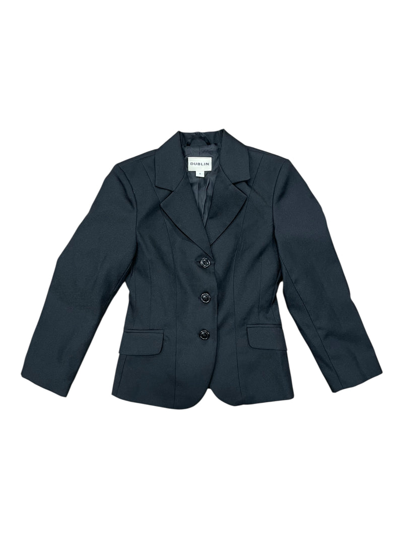 Dublin Ashby Show Coat - Black - Youth 8 - USED