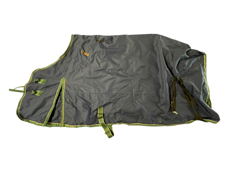 Everest T/O Blanket - Navy/Green - 82", Est. Midweight - USED