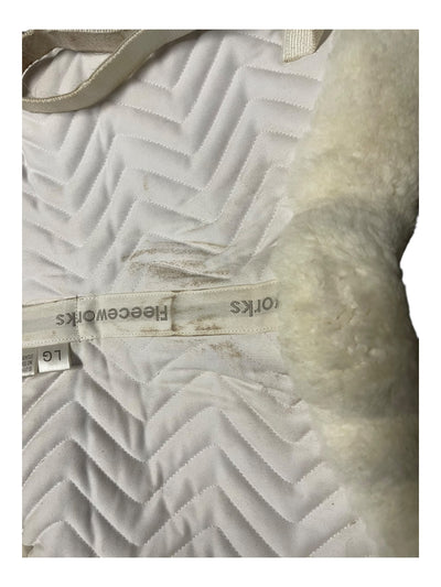 Fleeceworks AP Sheepskin Shimmable 1/2 Pad - White - L - USED