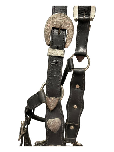 Western Show Halter - Black/Silver - Est. F/S - USED