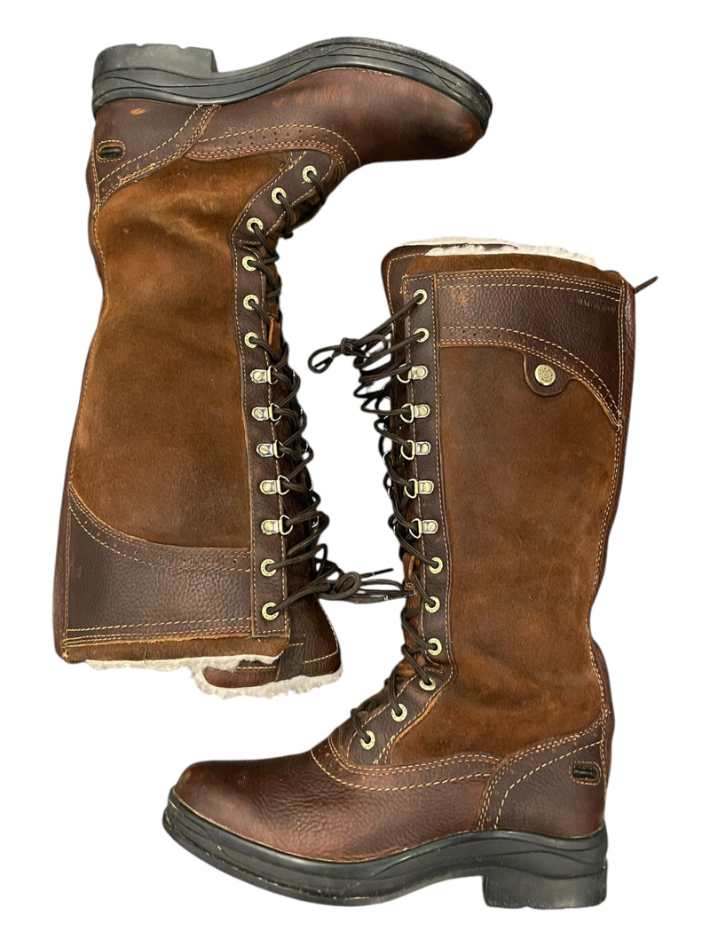 Ariat Wythburn Tall Waterproof Boot - Brown - 7B - USED