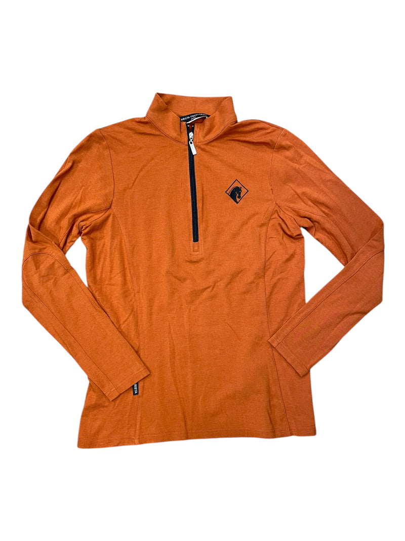 Arista Merino Bamboo 1/4 Zip - Sienna - S - USED