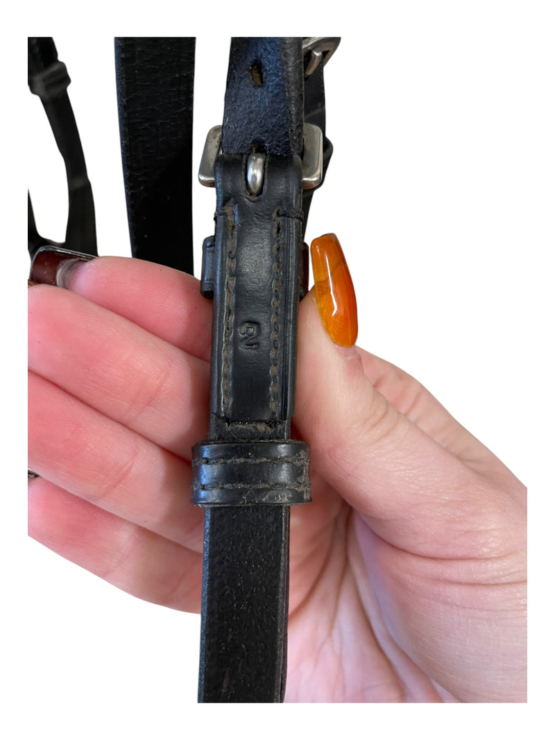 PS Of Sweden "Jump Off" Bridle - Black - Cob Size/Full Crown - USED