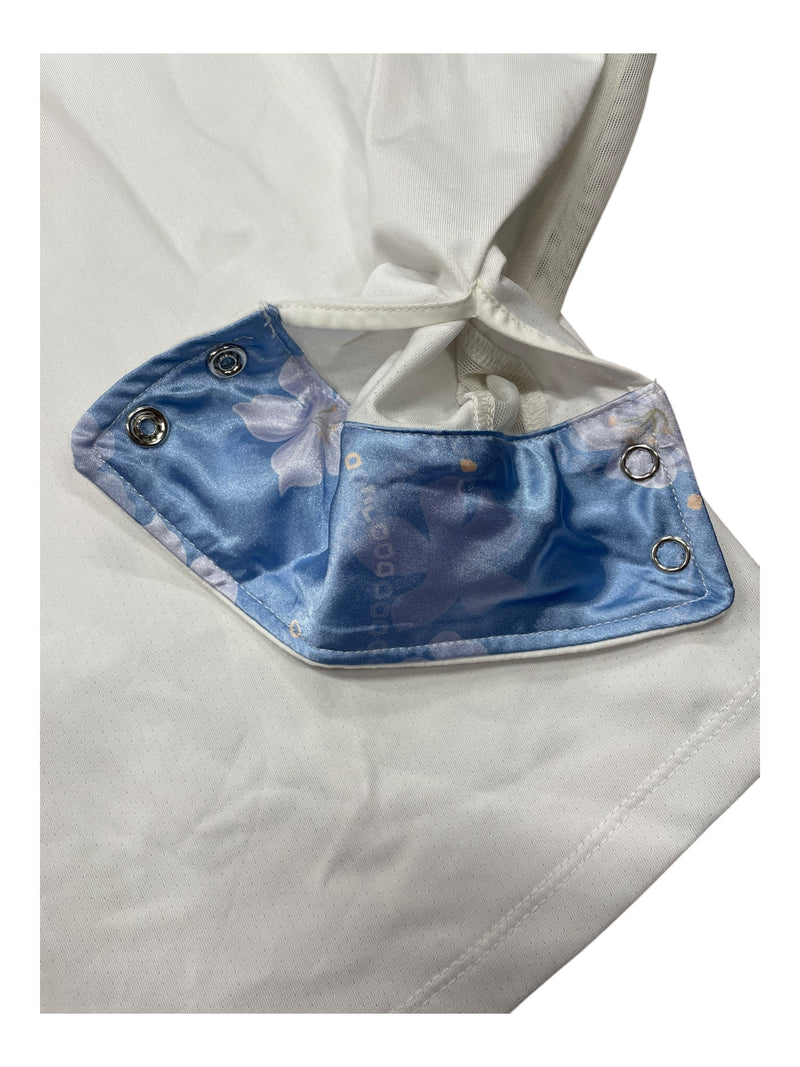 Tailored Sportsman LS Show Shirt - White/Blue - S - USED