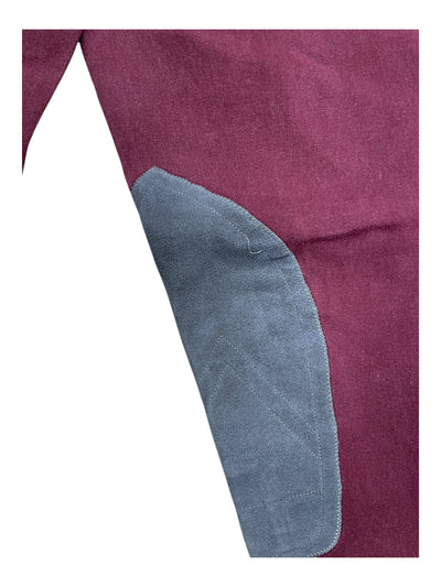 Ariat KP Breech - Maroon/Grey - 28R - USED