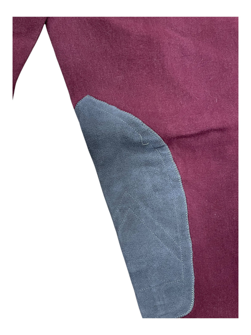Ariat KP Breech - Maroon/Grey - 28R - USED