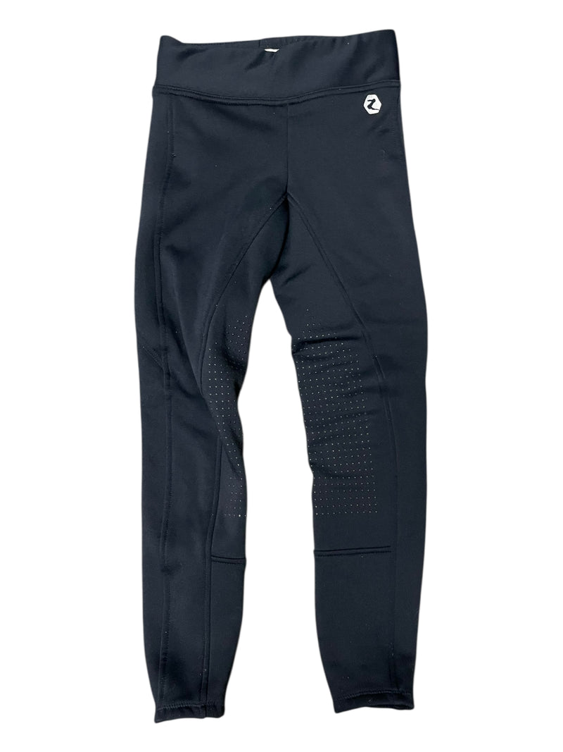 Horze Winter KP Tight - Black - Junior M - USED