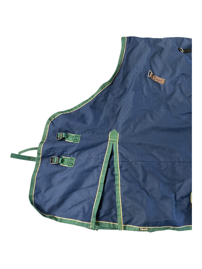 Everest T/O Blanket - Navy/Green - 82", Est. Midweight - USED