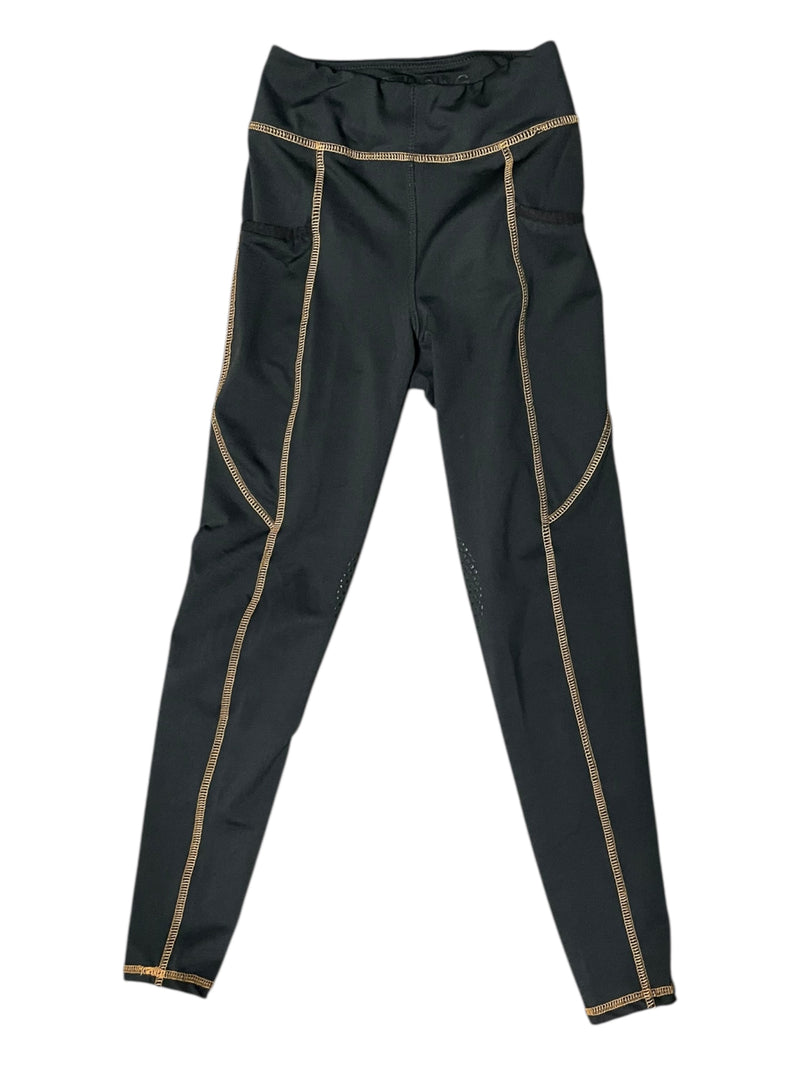 Riding Sport KP Tight - Black/Brown - Youth S - USED