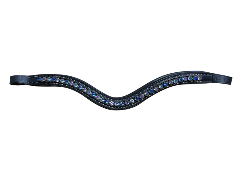 ExionPro Crystal Browband - Black/Blue/Pink - Est. Cob/Med - USED