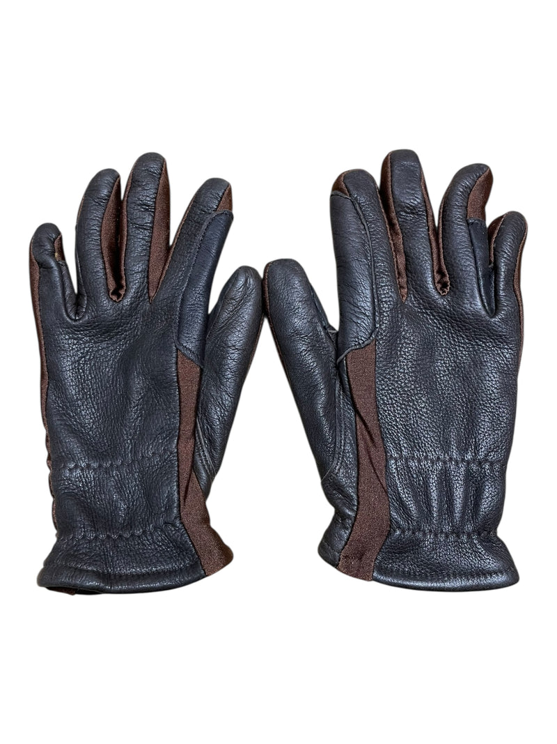 Thinsulate Winter Deerskin Gloves - Brown - Est. S - USED