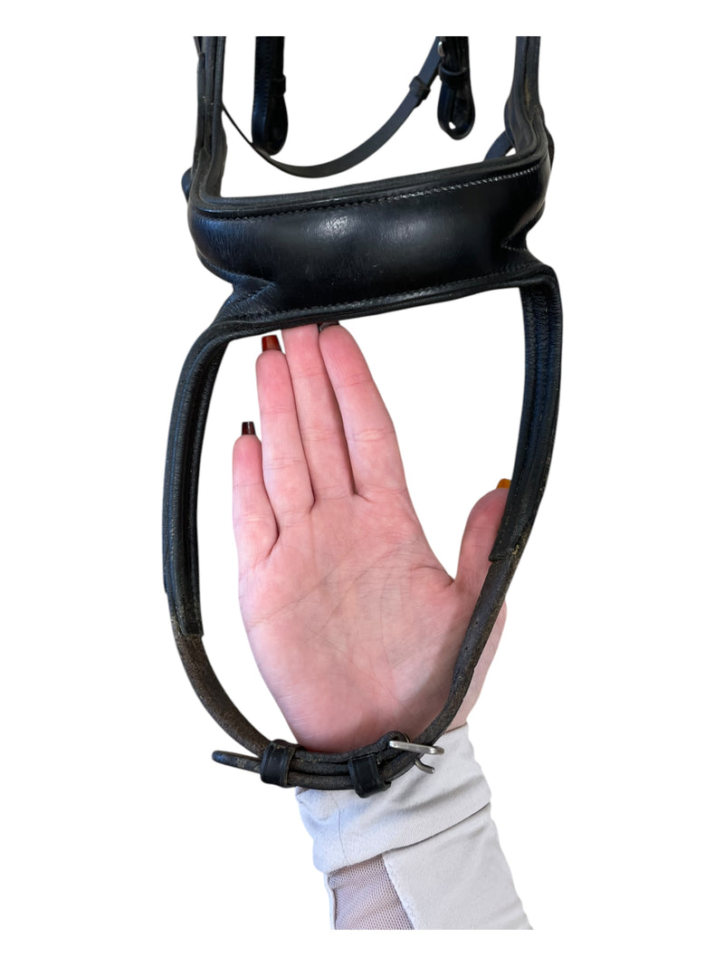 PS Of Sweden "Jump Off" Bridle - Black - Cob Size/Full Crown - USED