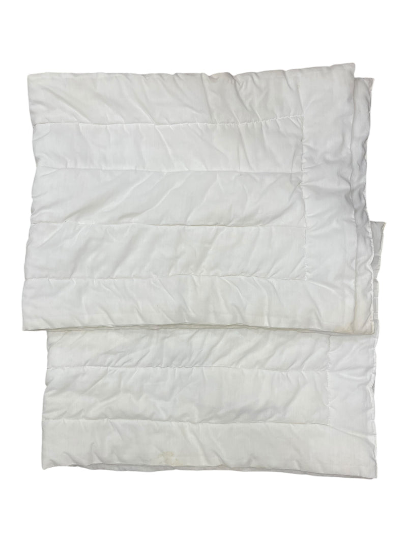 Pillow Wraps *Set Of 2* - White - Approx 15" x 40" - USED