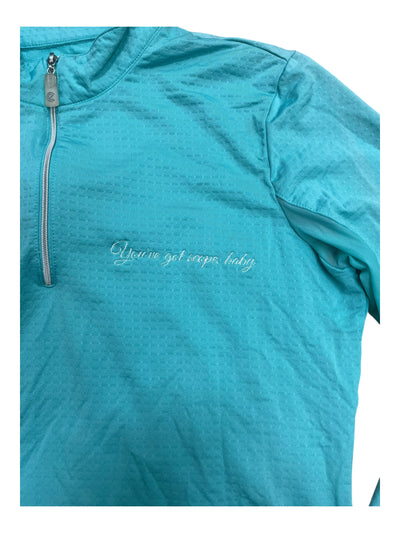 Mod Eq "You've Got Scope" Sun Shirt - Aqua - S - USED