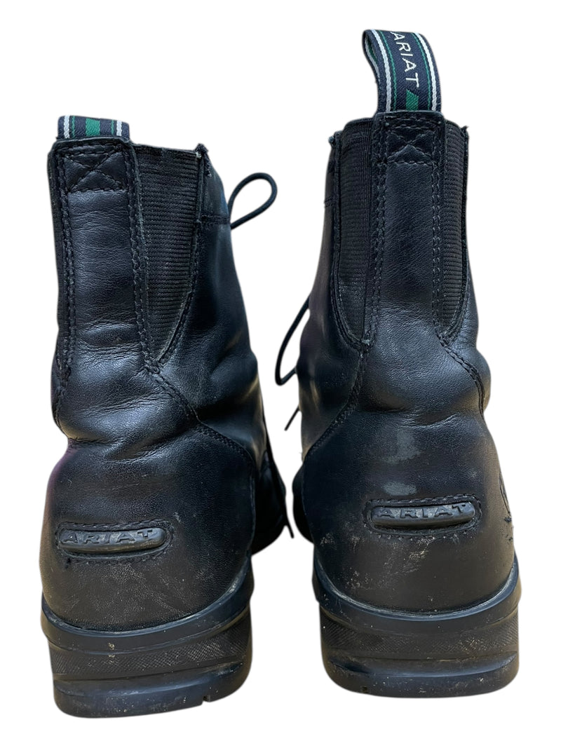 Ariat Lace Paddock Boots - Black - 7.5B - USED