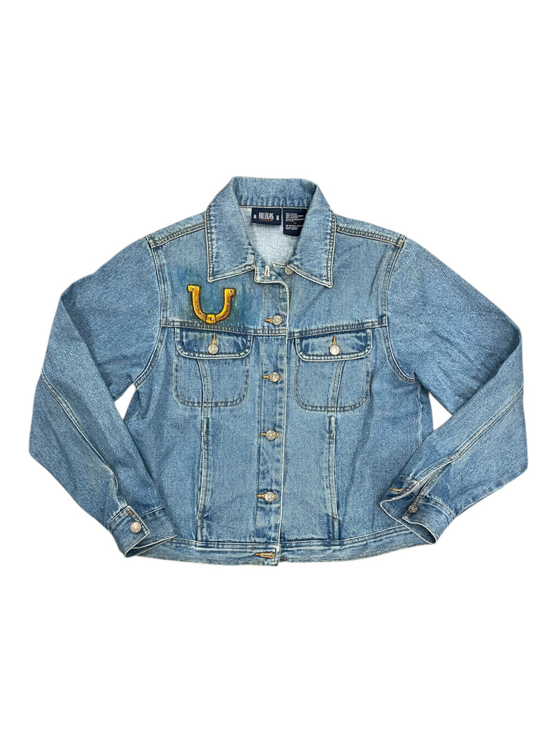 Bill Blass Denim Jacket - Painted Horse - M - USED