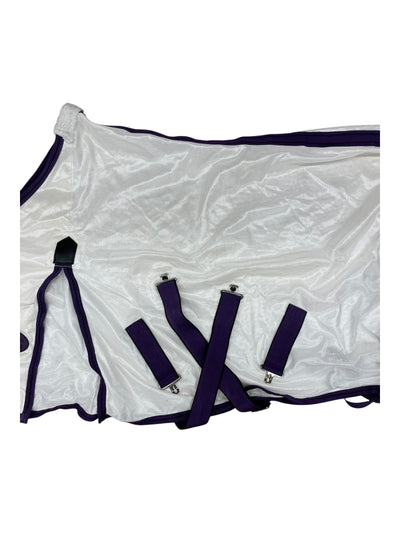 Weatherbeeta Comfitec Essential Mesh II Fly Sheet - White/Purple - 60" - USED