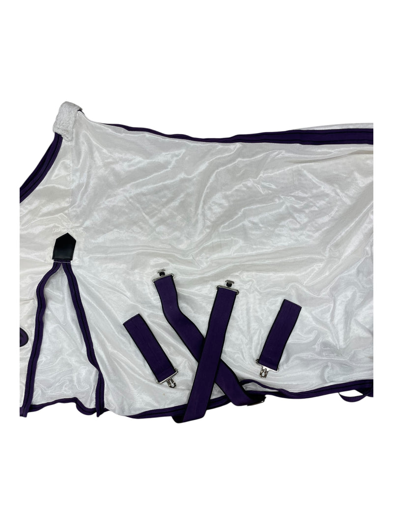 Weatherbeeta Comfitec Essential Mesh II Fly Sheet - White/Purple - 60" - USED