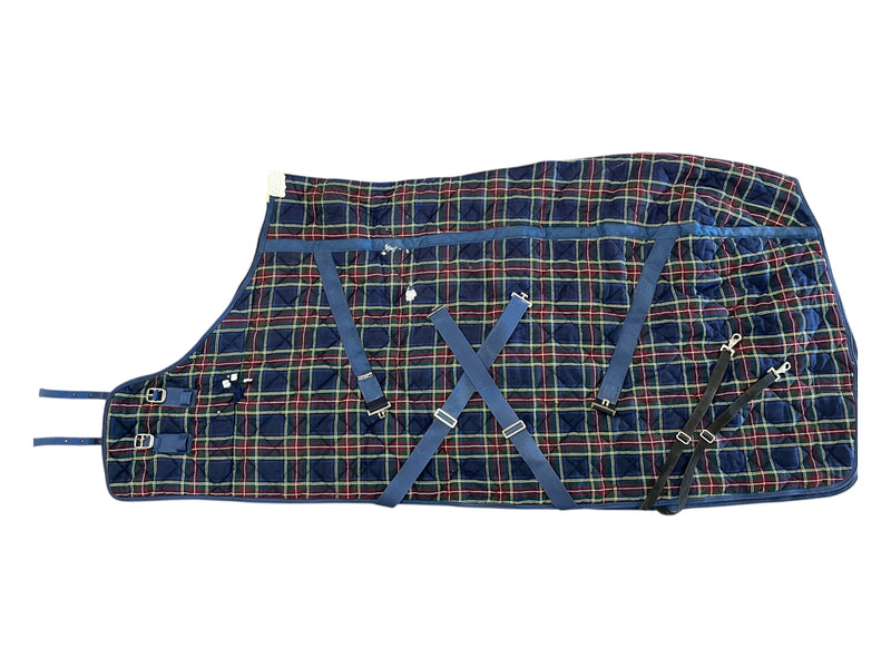 Millers Everest Stable Blanket - Dark Plaid - 78"/Est. Midweight - USED