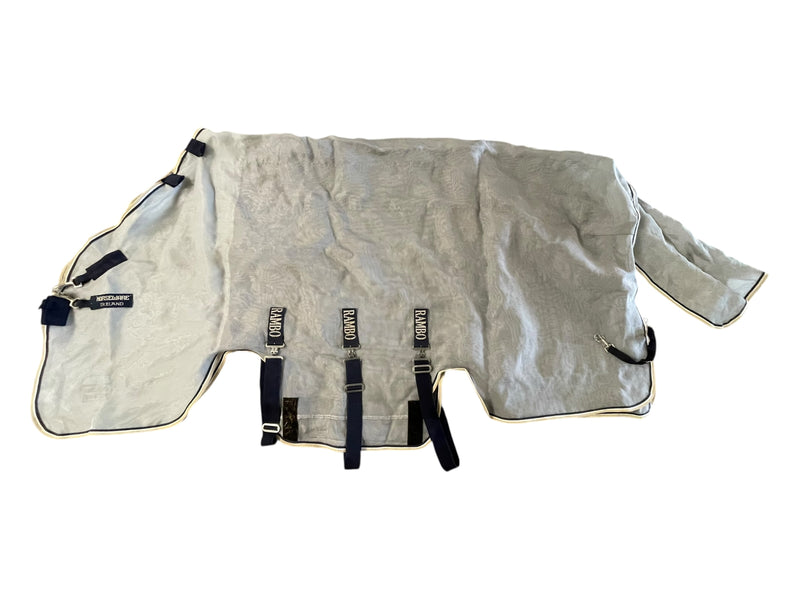 Rambo Protector Fly Sheet - Silver/Multi Trim - 84" - USED