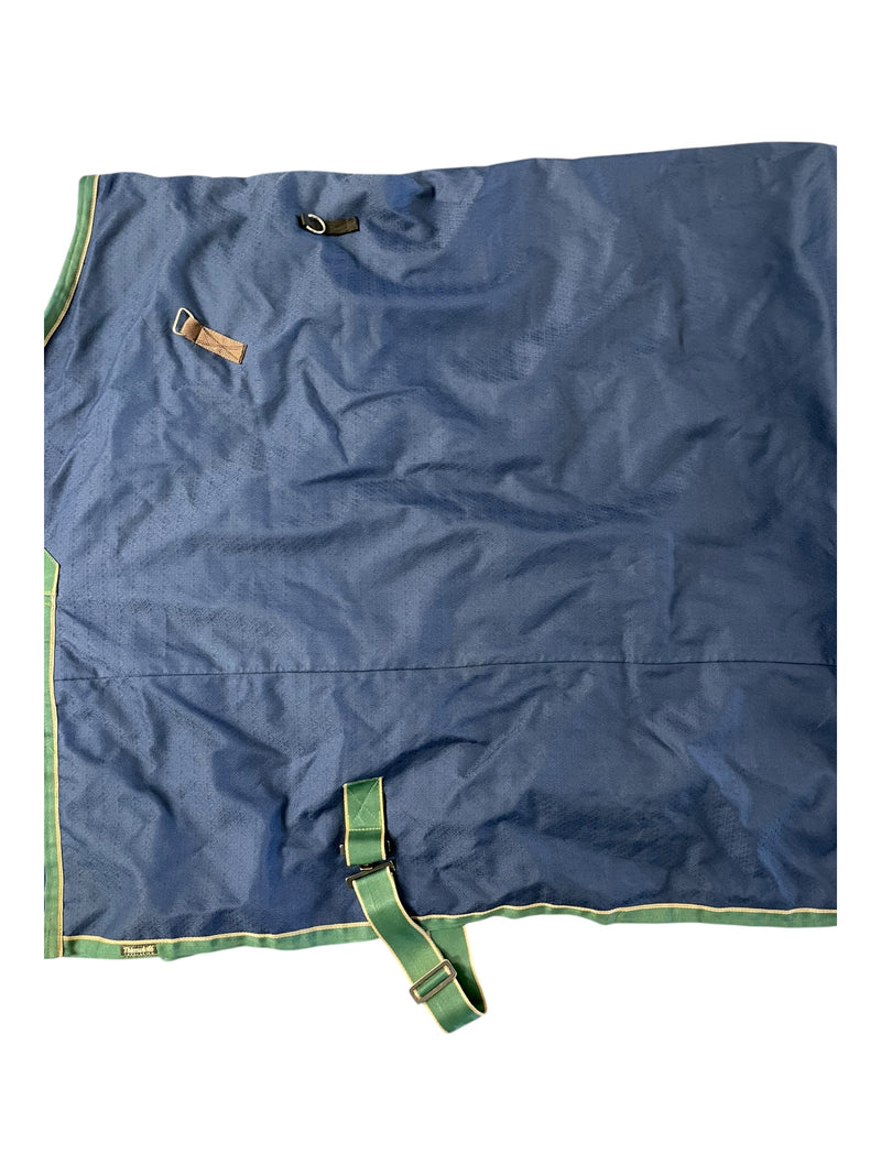 Everest T/O Blanket - Navy/Green - 82", Est. Midweight - USED