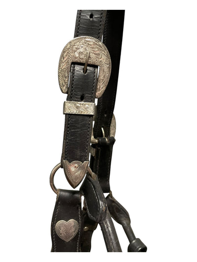 Western Show Halter - Black/Silver - Est. F/S - USED