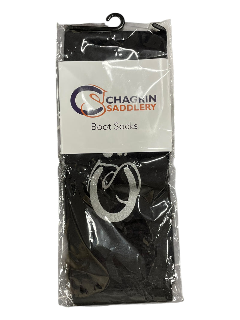 Chagrin Boot Socks *NWT* - Black - Ladies One Size Fits Most - USED