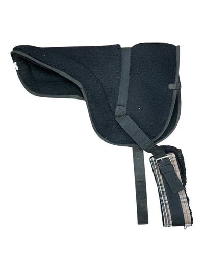Kensington Bareback Pad - Black/Tan - Approx 26" Spine - USED
