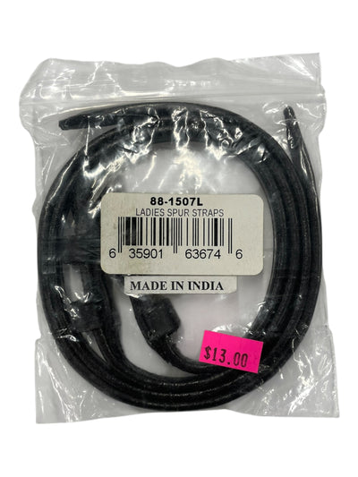 Ladies Spur Straps *NWT* - Black - 19" End-To-End - USED